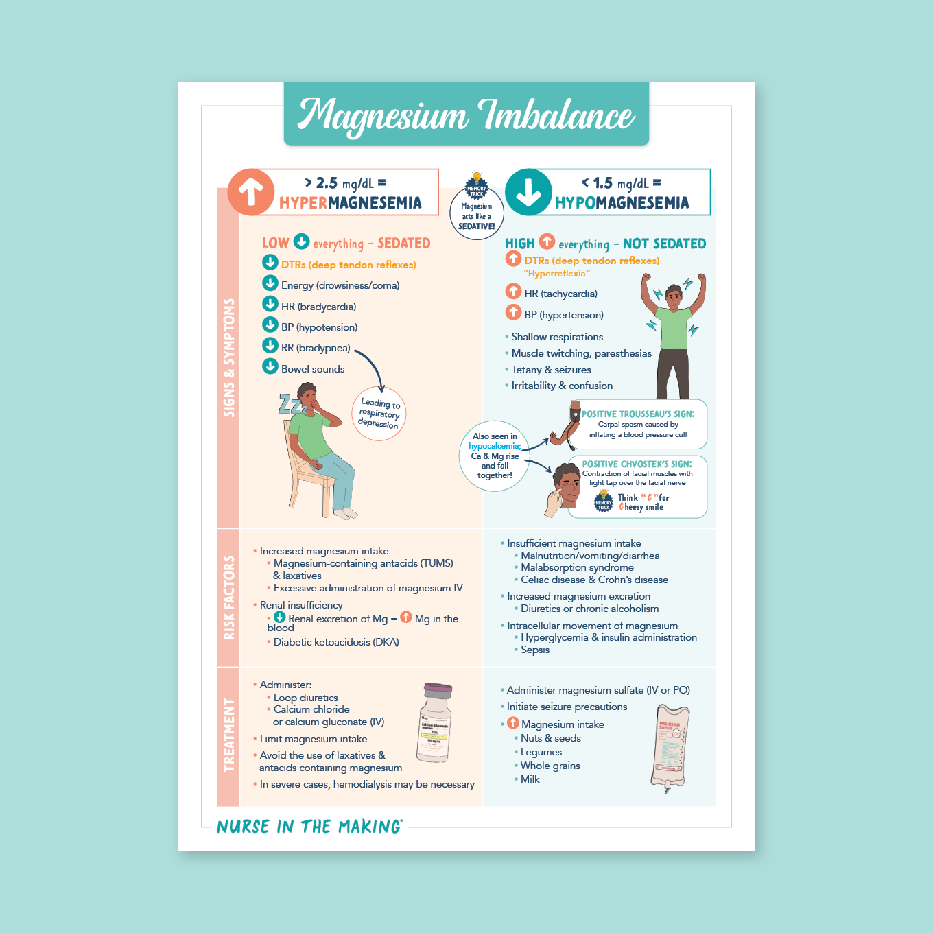 Magnesium Imbalance Poster