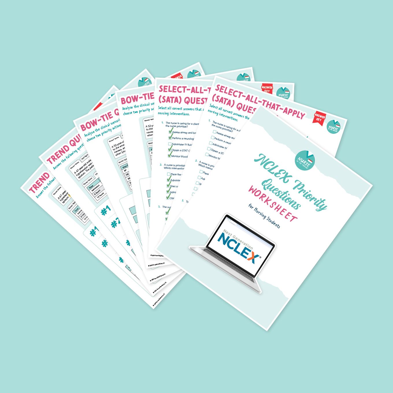 NCLEX Priority Questions Practice Sheet