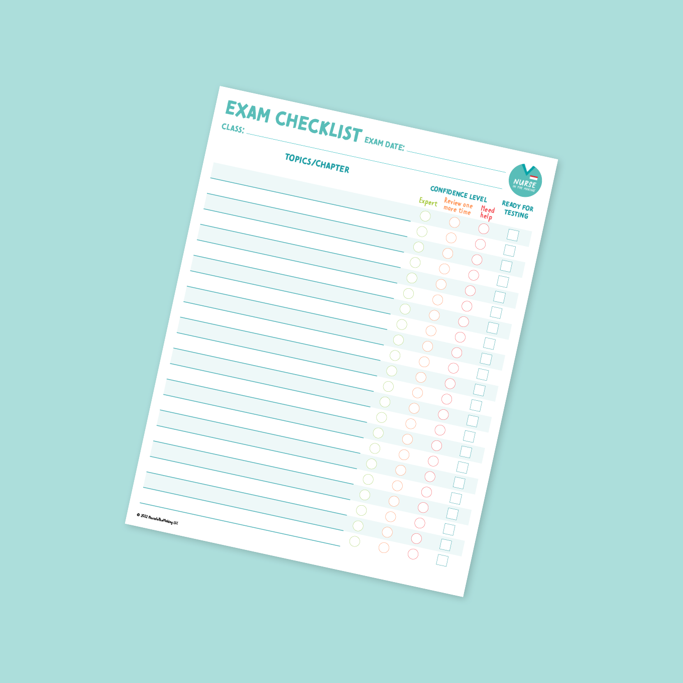 Exam Checklist